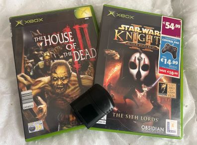 Original Xbox games X2 plus 8mb memory card