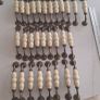 128mm Cream Crackle Bronze leg handles (42 available) Image 4