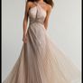Dave And Johnny By Laura Ryner Backless Sequined Debs/prom/evening Dress In Champagne Image 2