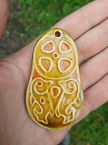 Achill Pottery pendant