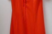 Lovely maxi red vintage dress 70's ruffle sleeves