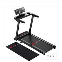 Folding Treadmill Q8, Speed 1-12KM/H, 5% Manual Incline