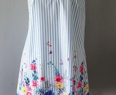 Shein blue striped sun dress, Size 18, Brand new