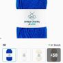 Chunky blue yarn Image 5