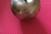 Antique Silver Apple Trinket Box