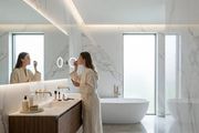 Statuario Belgia Marble-Effect Polished Porcelain Tile 240x120cm
