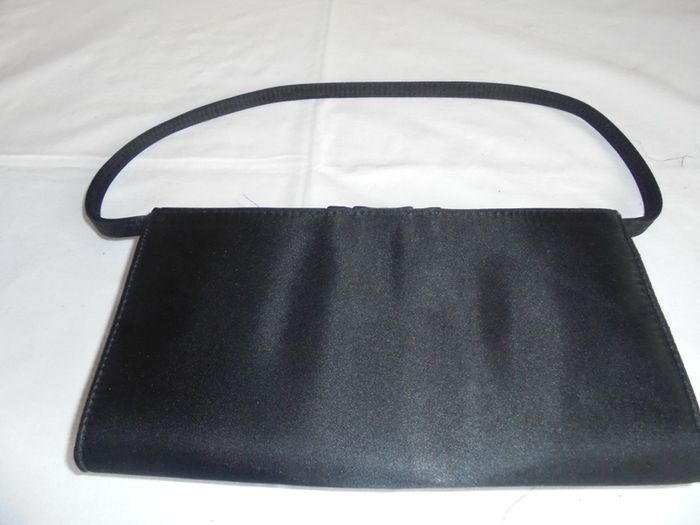 Black Satin Evening Purse for Sale