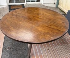 Hardwood Round Dining Table
