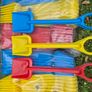 Plastic Beach Spades 4 Packs x 24. JOB LOT Image 7
