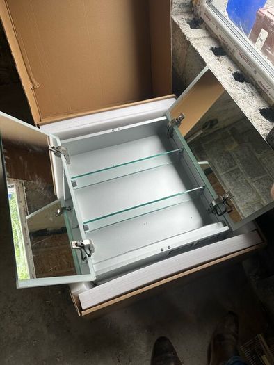 Mia LED Bluetooth 700 x 600mm Bathroom Cabinet
