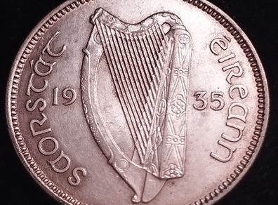 #551 - Ireland - 1935 - Shilling - Silver - KM.6