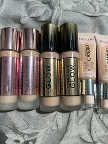 Makeup revolution and revlon foundations brand new