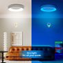 RGB LED Ceiling Light Dimmable with Remote Control, 24W Flush Ceiling Light, 3000K-6500K 2400LM for Living Room, Bedroom, Kids Room, Dining Room, Kitchen, Hallway Round 11 Inch (FREE POSTAGE) Image 4