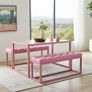 A pink eco-leather bench? Absolutely YES! Image 2