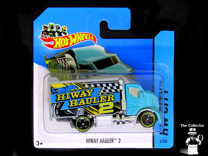 Hot Wheels Hiway Hualer 2 Blue Hot Wheels 2014 Mattel Diecast HW City 6/250 Brand New Factory Sealed