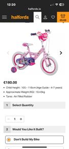 Girls bike