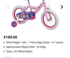 Girls bike