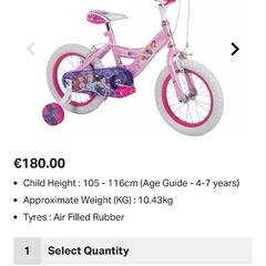 Girls bike