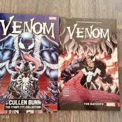 Venom by Cullen Bunn The complete collection and venom nativity marvel graphic novels comic books