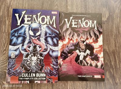 Venom by Cullen Bunn The complete collection and venom nativity marvel graphic novels comic books