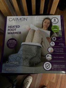 Heated foot warmer