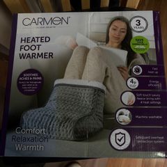 Heated foot warmer