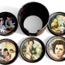 Vintage 1970s Set of 5 Coasters Featuring Masterpieces from Madrid's Museo Nacional del Prado Image 2