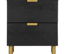 Bedside Cabinet Black