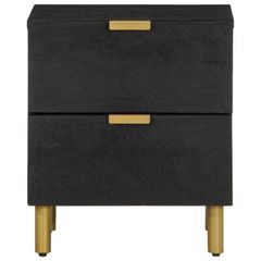 Bedside Cabinet Black