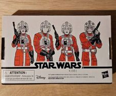 Star Wars 4 Pack Set Of X-Wing Pilots 3.75" Scale. New & Unopened