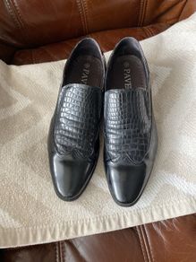 black mens Slip on shoes