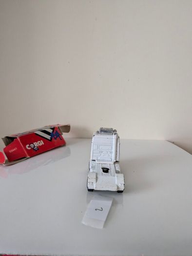 4 vintage Corgi Juniors die-cast models, made in Great Britain. These are classic 1:64 scale models
