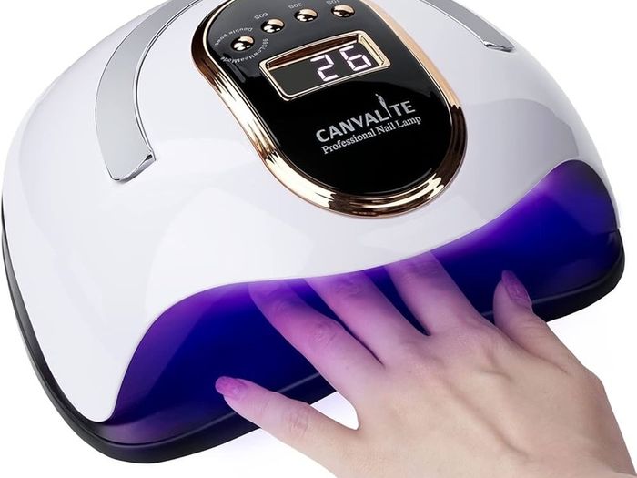 Lamp 168W Faster Gel Nail Lamp Professional Nail Dryer with Automatic Sensor /4 Timer Settings/LCD Display for Gel Nails Polish Starter Nail Art Tools for Home Salon