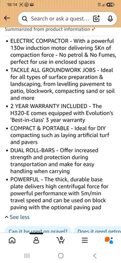 Electric compactor