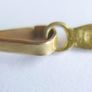 Antique Solid 18K Yellow Gold Bar-Link Chain Necklace length 23" - 5,6g Image 9