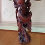 Antique Chinese RoseWood Carving 18 inches. Image 5