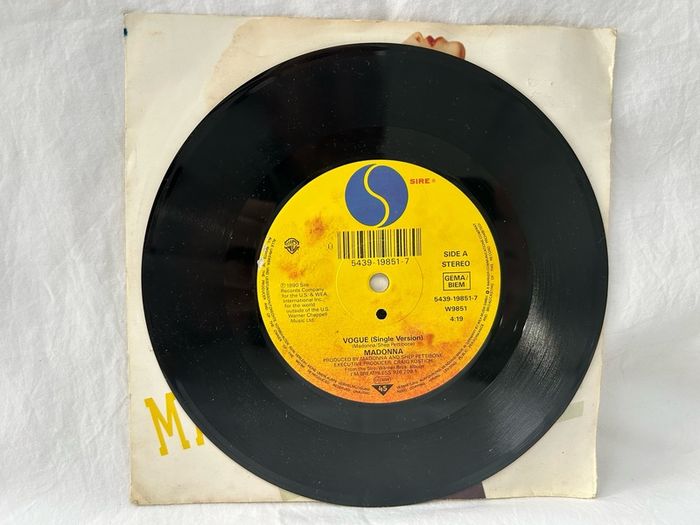 Madonna Vogue 7 inch Vinyl 1990