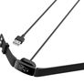 Black 1M USB Charger Replacement Cable For Fitbit Inspire, Inspire HR, Ace 2 Image 2