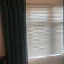 Beautiful Velour Bottle Green Curtains Image 2