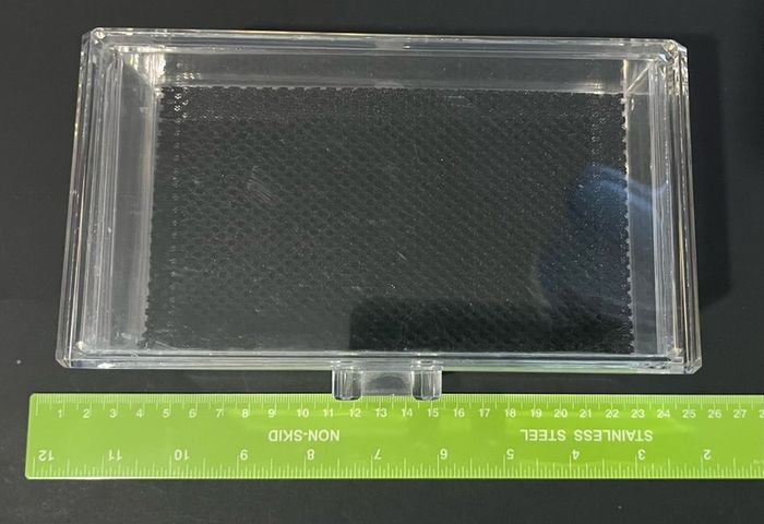 2 Drawer Acrylic/ Perspex Box Measuring 190mm X 100mm X90mm