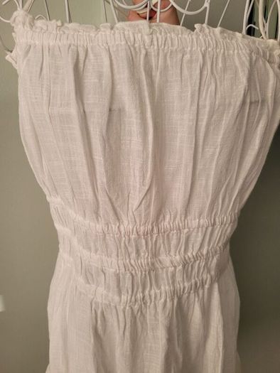 new white sheer sundress