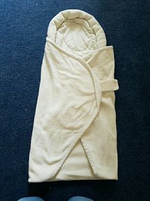 Mothercare Snuggle Pod Swaddle Blanket Cream.