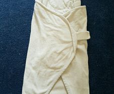 Mothercare Snuggle Pod Swaddle Blanket Cream.