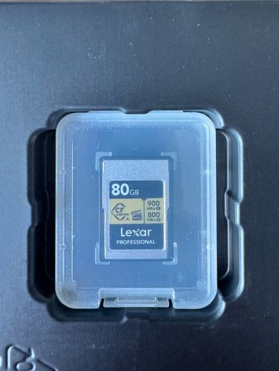 Lexar / Storage Capacity: 80 GB / Format: CFexpress Type A / Series: Professional GOLD / Speed: 900MB/s
