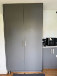 Utility room cabinets and worktops