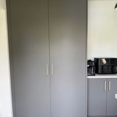 Utility room cabinets and worktops