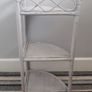 CORNER UNIT - Vintage Bamboo - Rattan - Three Shelf Image 3