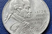 Unc Germany D Silver 5 Deutsche Mark Immanuel Kant