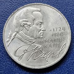 1974 Unc Germany D Silver 5 Deutsche Mark Immanuel Kant