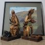 Vintage mexican folk art bookends Image 2